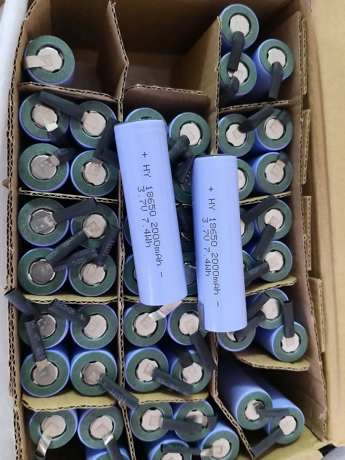 جديد 18650 2000mAh بطارية 3.7 فولت التفريغ ليثيوم أيون بطارية قابلة للشحن لمصباح عداد مصباح يدوي 18650 بطاريات