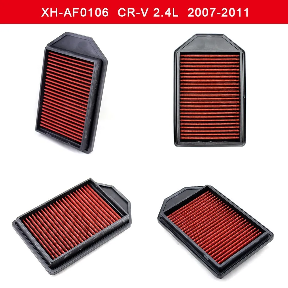 R-EP High-Flow Air Filter Fits for Honda CRV 2013 2019 CR-V 2007-2011 2.0L 2.4L 1.5T Washable Reusable Replacement Air Intake