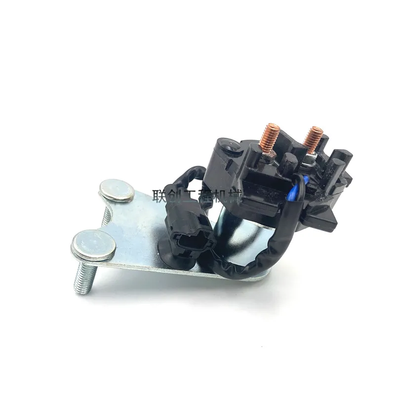 For Kobelco SK200 SK210 SK250 SK260 SK330 SK350-8 Super8 Start motor relay J05/J08 Excavator Parts