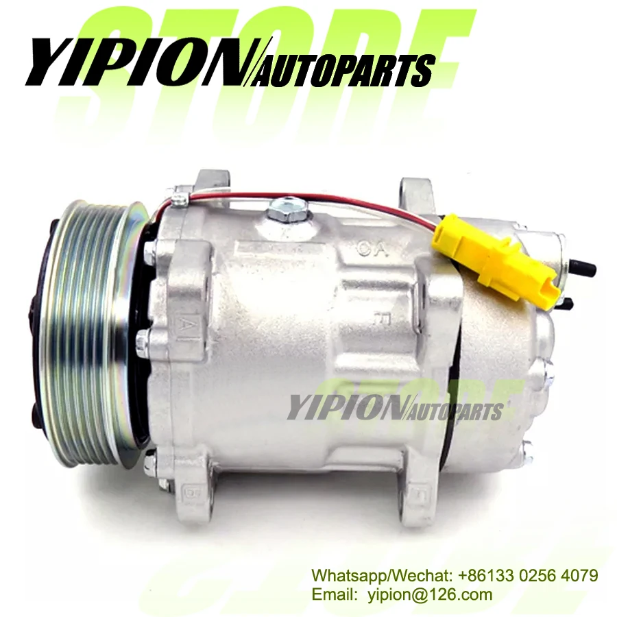 SD7V16 AC Compressor For PEUGEOT 406 307 607 807 CITROEN BERLINGO XSARA C5 6453.JN 6453.LX 9653860480  9639109580 9653860480