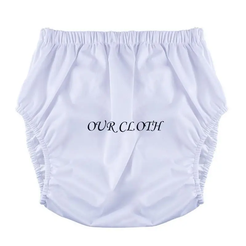 

Water Resistant Adult Diaper Cover with Elastic Leg Openings Washable Incontinence Pants for Enhances Leak Y1AC