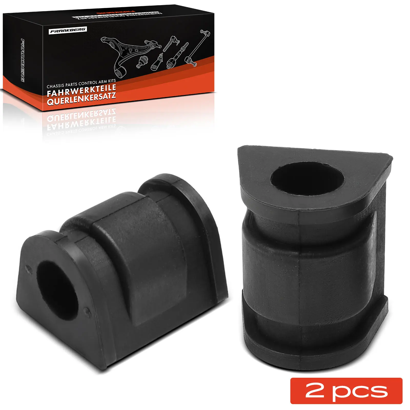 Frankberg 2x Lagerbuchse Querlenker Vorderachse für Hyundai Atos MX 1998-2008 5481302000 5481302100