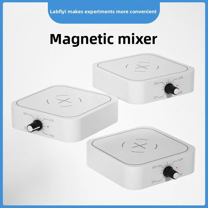 Low/High Speed Adjustable Magnetic Stirrer, Mini Lab Stirring Mixer for Laboratory Bench