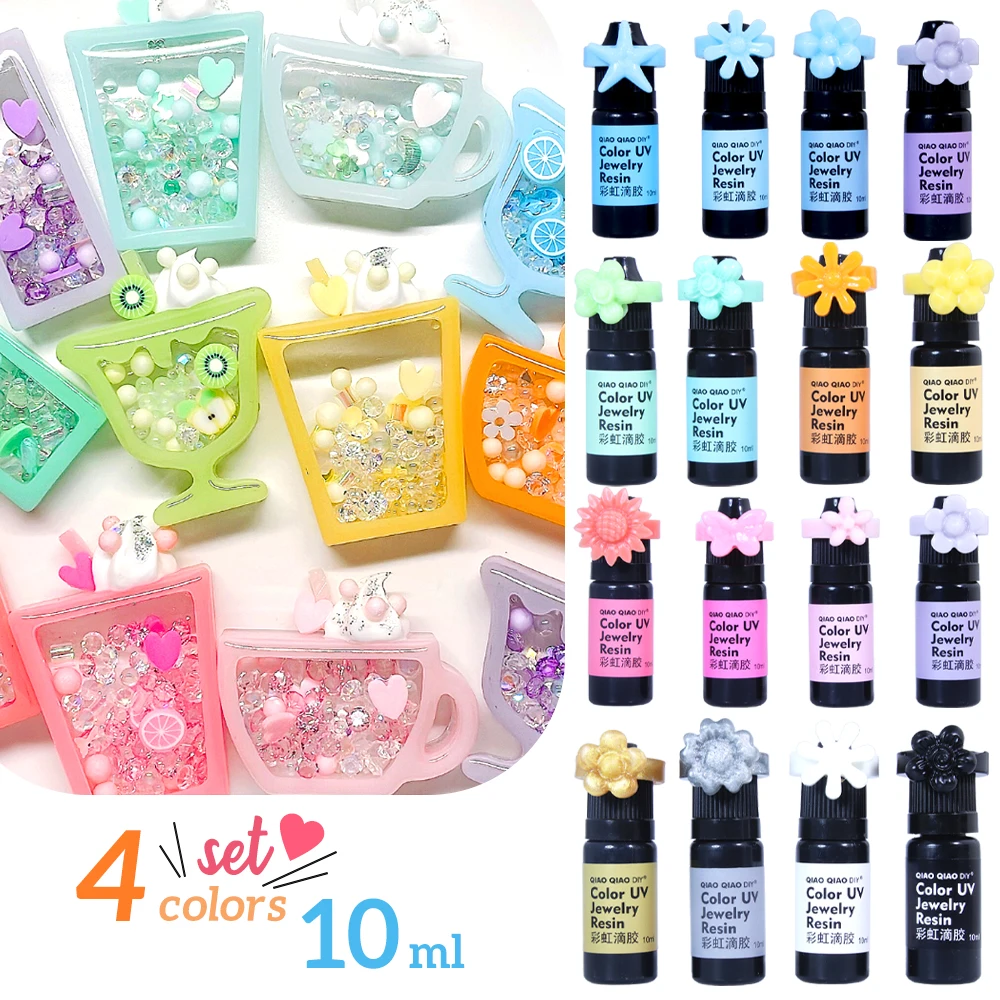 Colors UV Resin, Colored UV Resin with Low Odor And Minimal Bubbles, Suitable for Resin Casting And Coating, Jewelry Making, And view 2