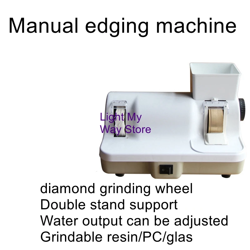 Large diameter polishing and chamfering machine glasses lens processing equipment hand grinding and polishing machine