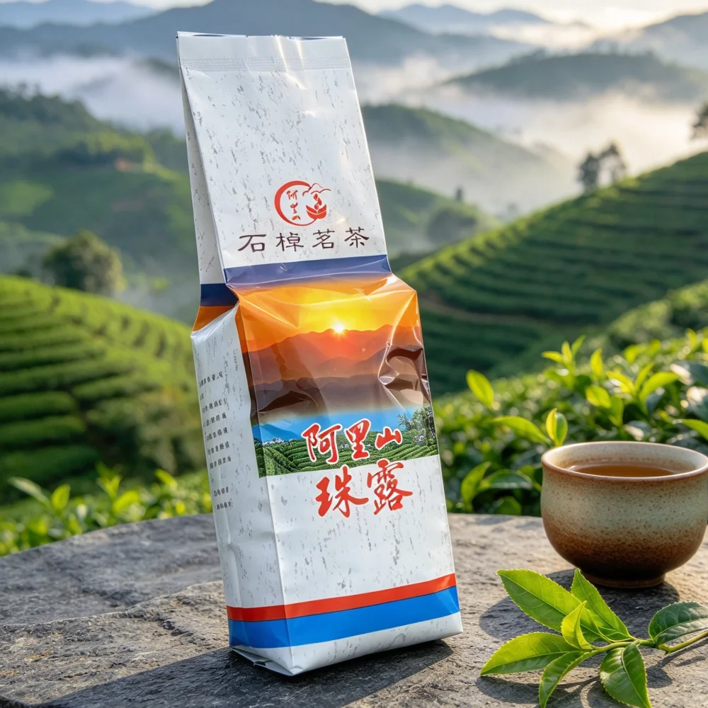 250g Ginseng Oolong tea Package Bag Alishan milk oolong Dianhong tea Seal bag TieGuanYin Jasmine Green Dian Hong tea Packing Bag
