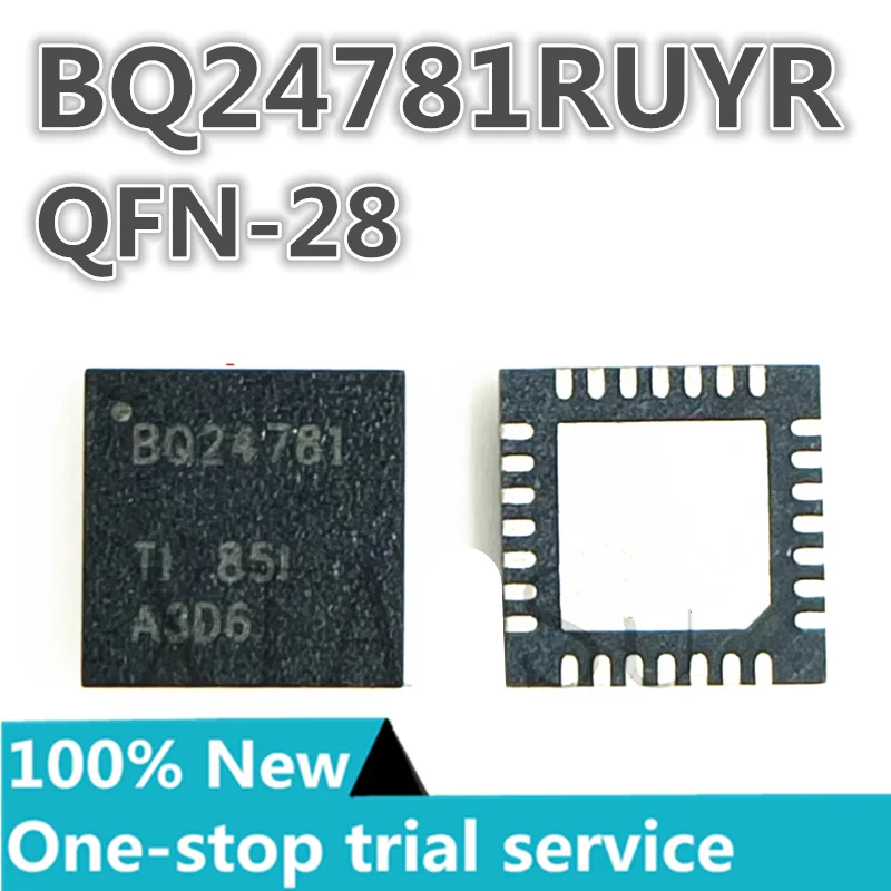 

5-50pcs %New original BQ24781RUYR silkscreen: BQ24781 QFN28 Battery charger IC chip