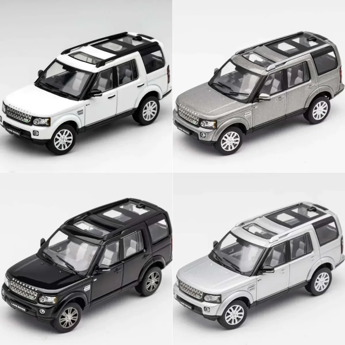 

GCD 1:64 Land Discover 4 Gray /White /Black /Silver Diecast Model Car