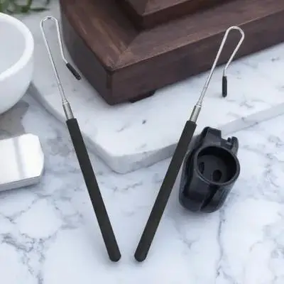 Bâton de commande manuel réglable, 2 pièces, tige de marionnette, couverture de sécurité lisse, poignée confortable, accessoire de Performance pour petits et grands