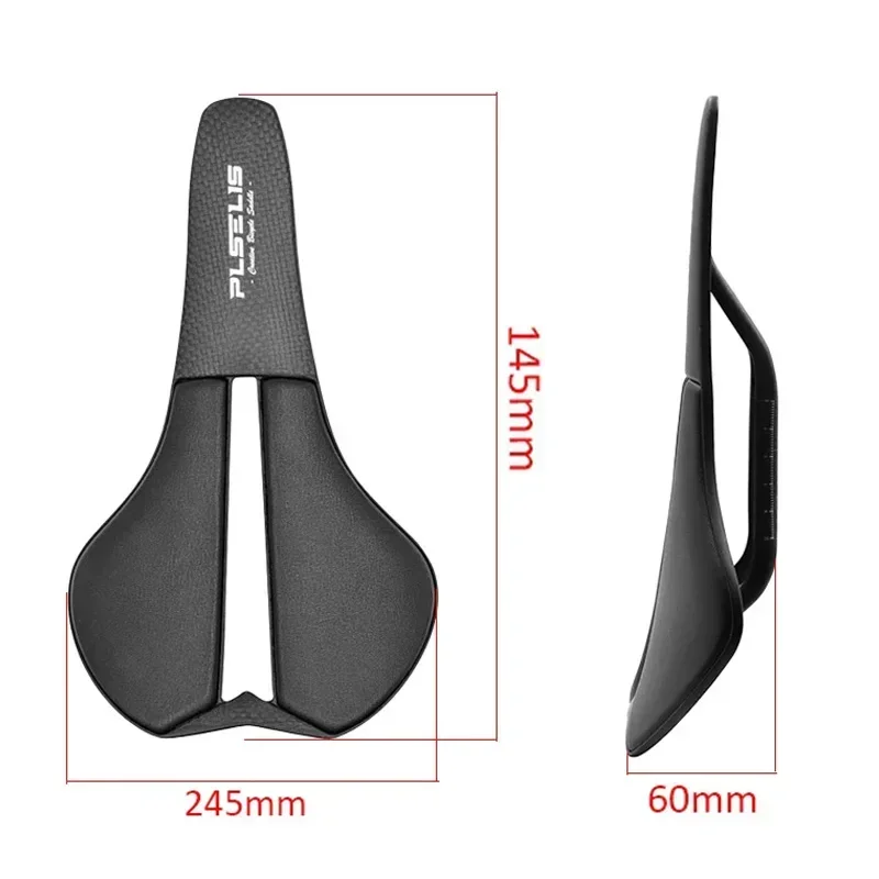 Carbon Seat for MTB Bicycle 145mm 105g Ultra Comfortable Bike Saddle for Men Road Mountain Gravel Cycling Seat Parts