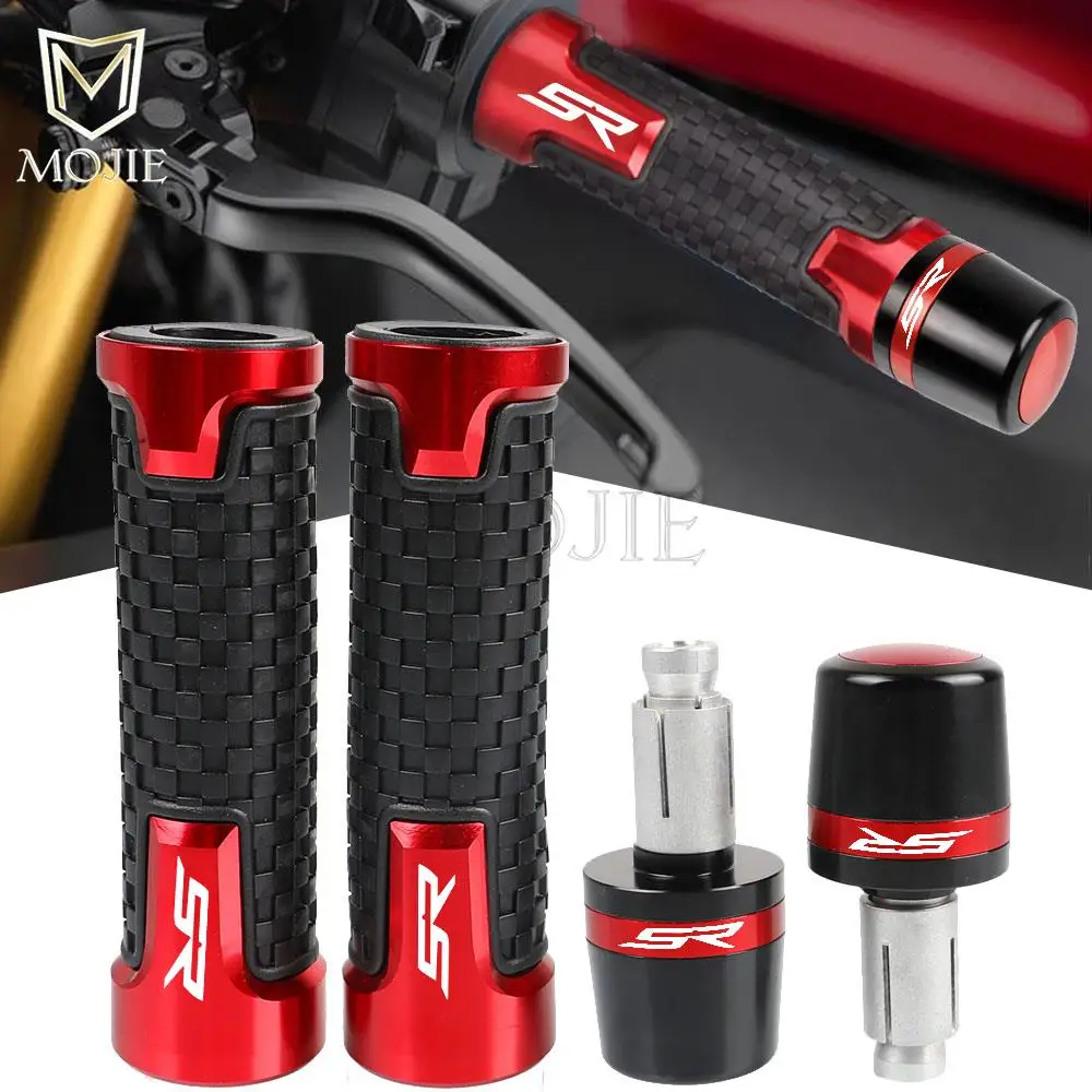 

Motorcycle Handle Bar Ends Hand Grip Handlebar End Caps Grips Accessoies For Aprilia SR50 SR50R SR 50 R Factor SR50MY 2014-2022