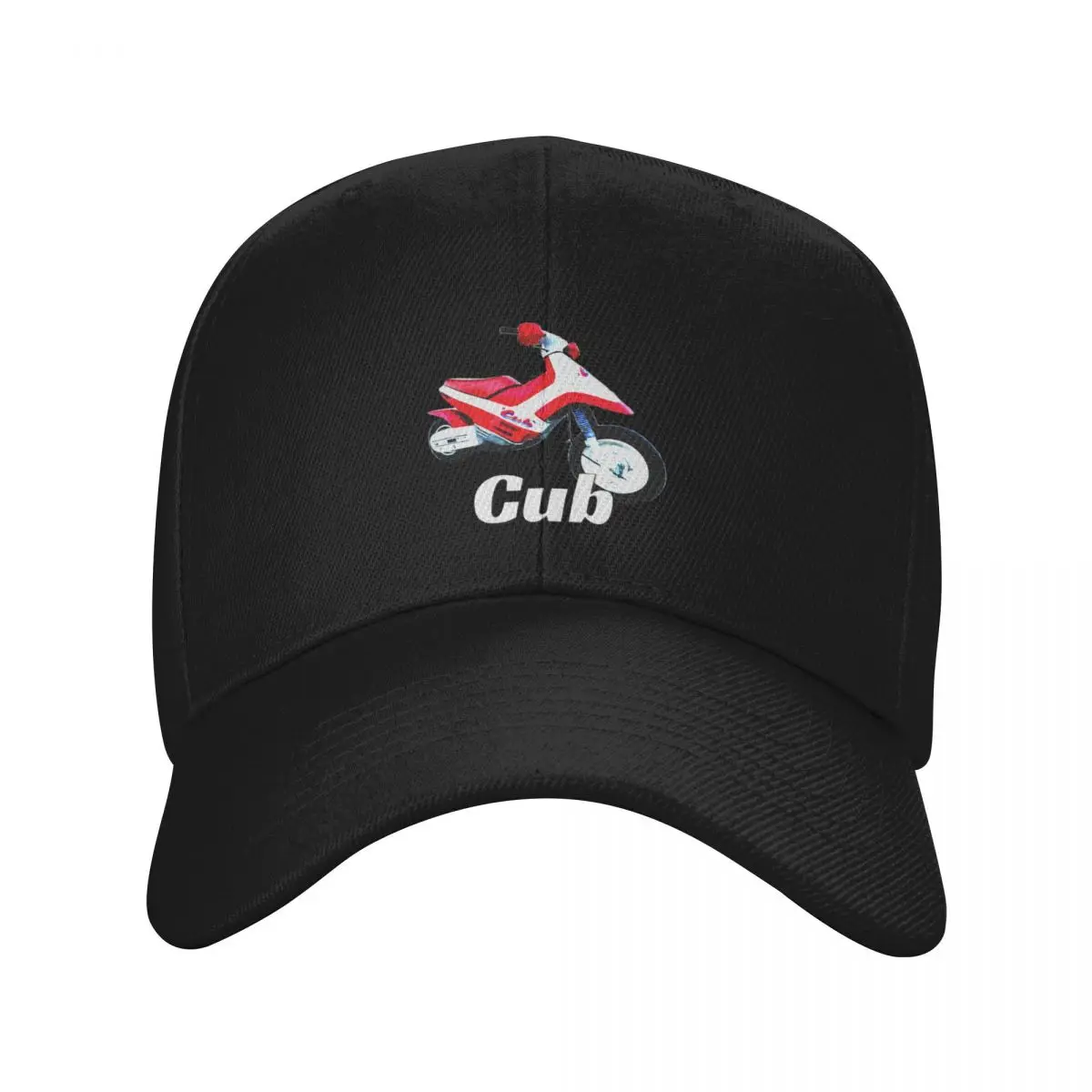 

Винтажный мотоцикл Cub, мини-велосипед Cub, бейсболка в стиле ретро Cub для мотокросса, пляжная шляпа, уличная одежда для косплея, мужские шапки для девочек