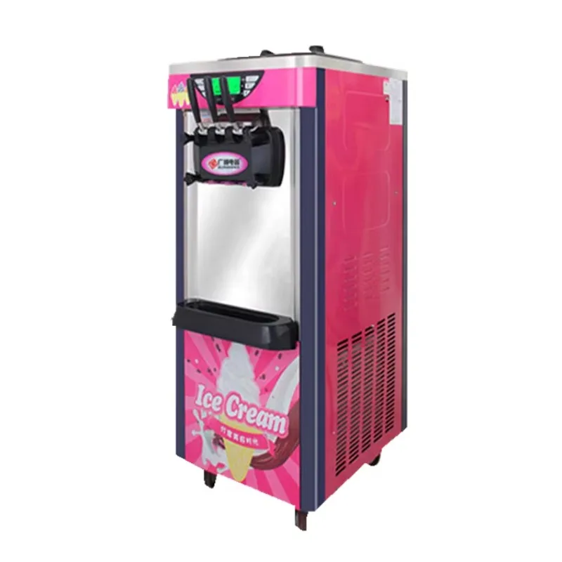 Commercial Soft Serve Ice Cream Machine for Home Restaurant Use Featuring Water Fruit Raw Motor Engine for Milk-Based Treats