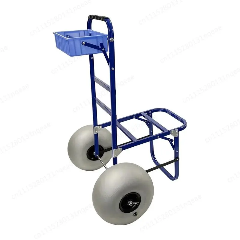 Portable Aluminum Folding Trolley Steel Platform Two Wheels Surfboard Fishing ATV