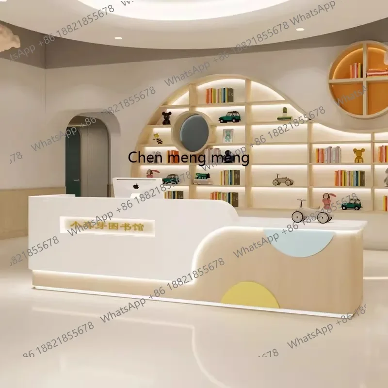 

Front desk Early education center Education and training institution Reception desk Shop bar checkout page