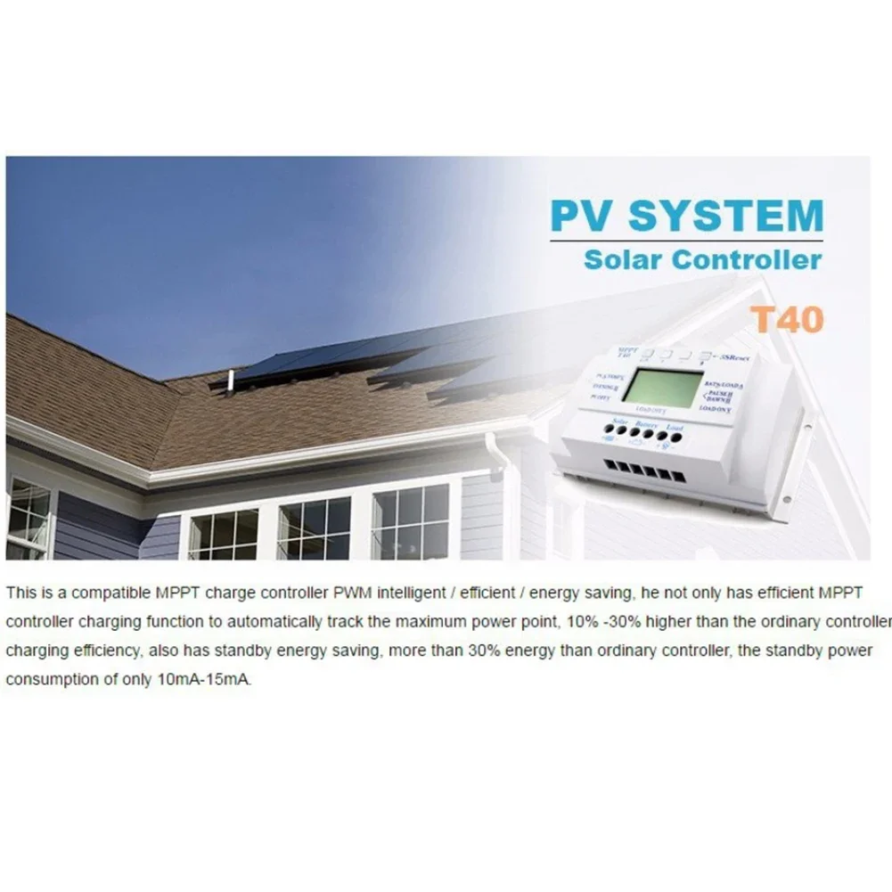 V V Product Name A Solar Charge Controller Clear LCD Display Compatibility Easy Installation Efficient Charging