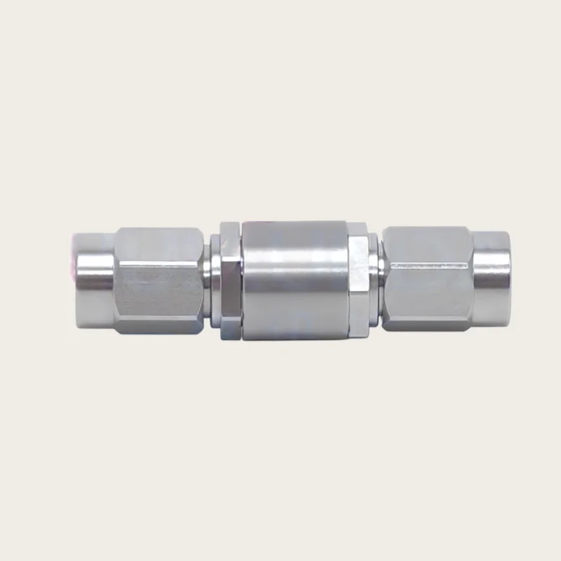 SSMA millimeter wave stainless steel 40G high-frequency test adapter SSMA female to male connector