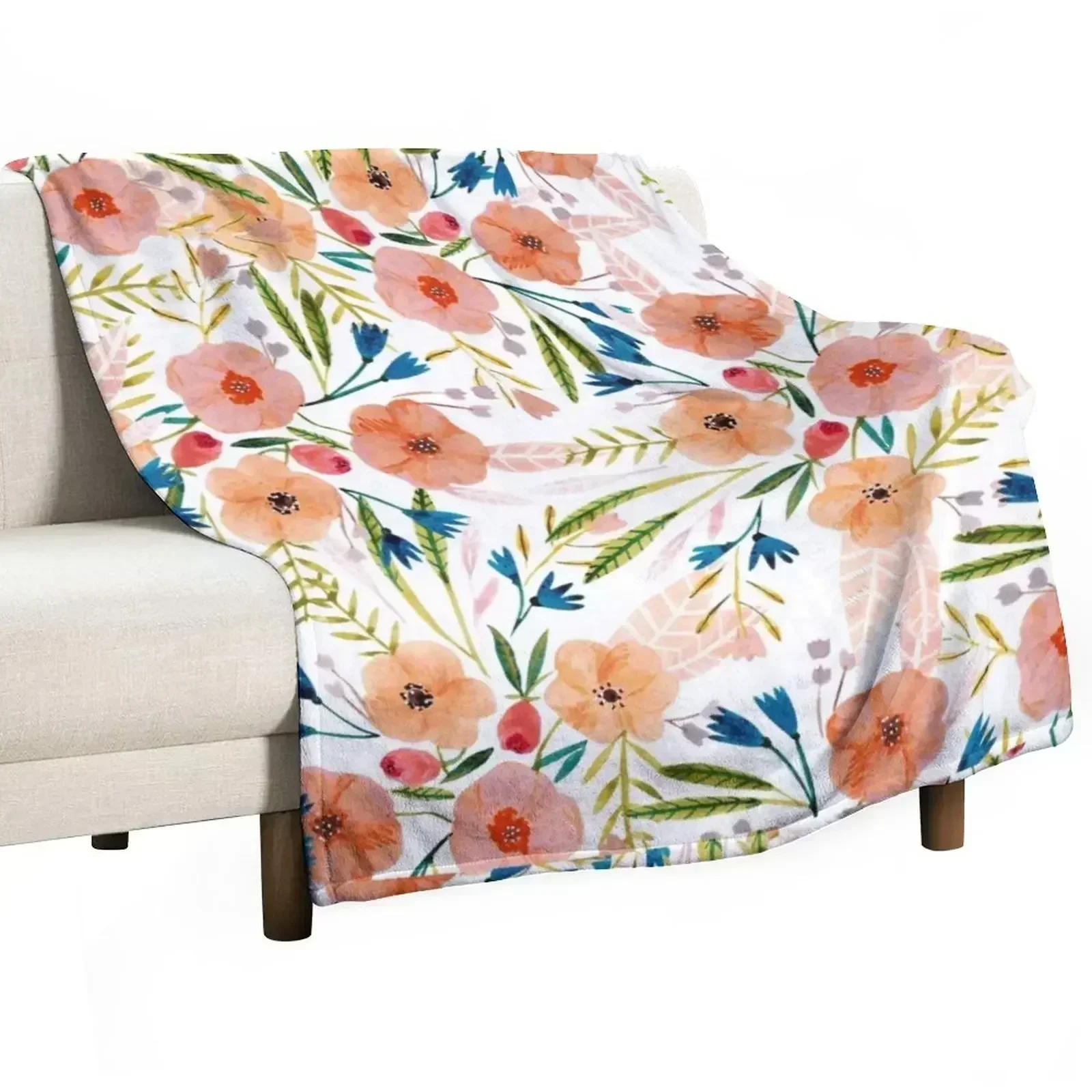 Floral Dance Throw Blanket Soft Plaid Decorative Sofas decorative Kid'S For Baby Soft Beds Blankets