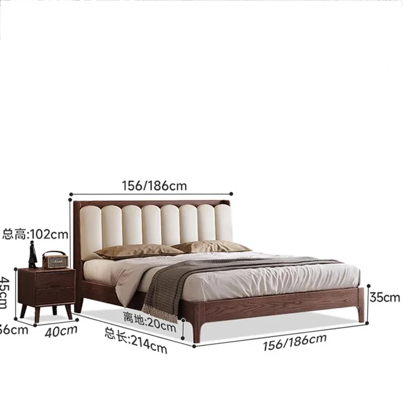 Wooden Beauty Bed Design Multifunctional Sun Storage Luxury Modern Bed Sleeping Princess Platform Cama Lounge Suite Furniture