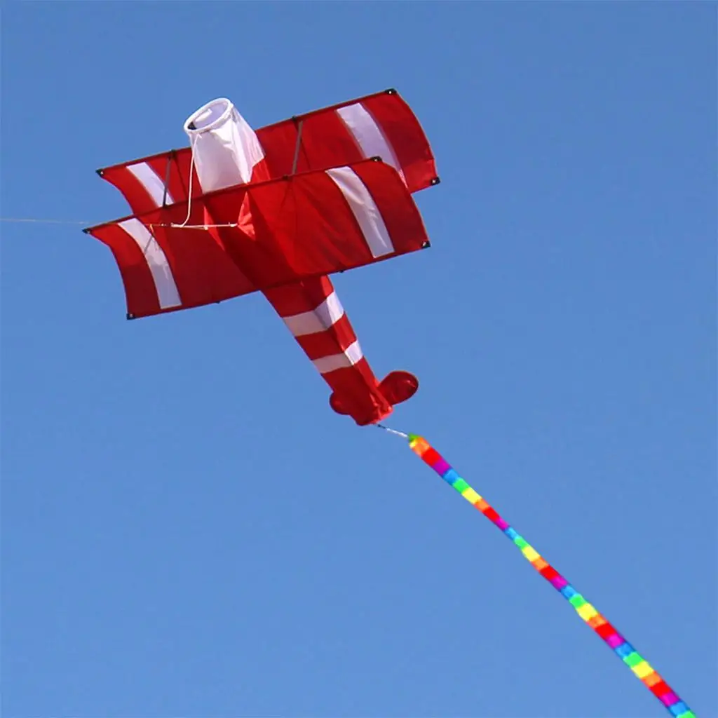 Long Tail Park 3D with 100Meters Line Single Line Plane Kite for Children