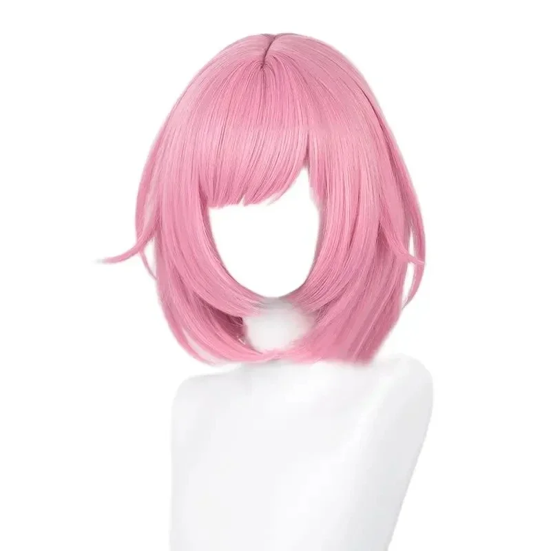 مرحلة ملونة من SEKAI! ، مشروع أنيمي Ootori Emu شعر مستعار تأثيري ، قصير وردي ، مقاوم للحرارة ، شعر مستعار اصطناعي