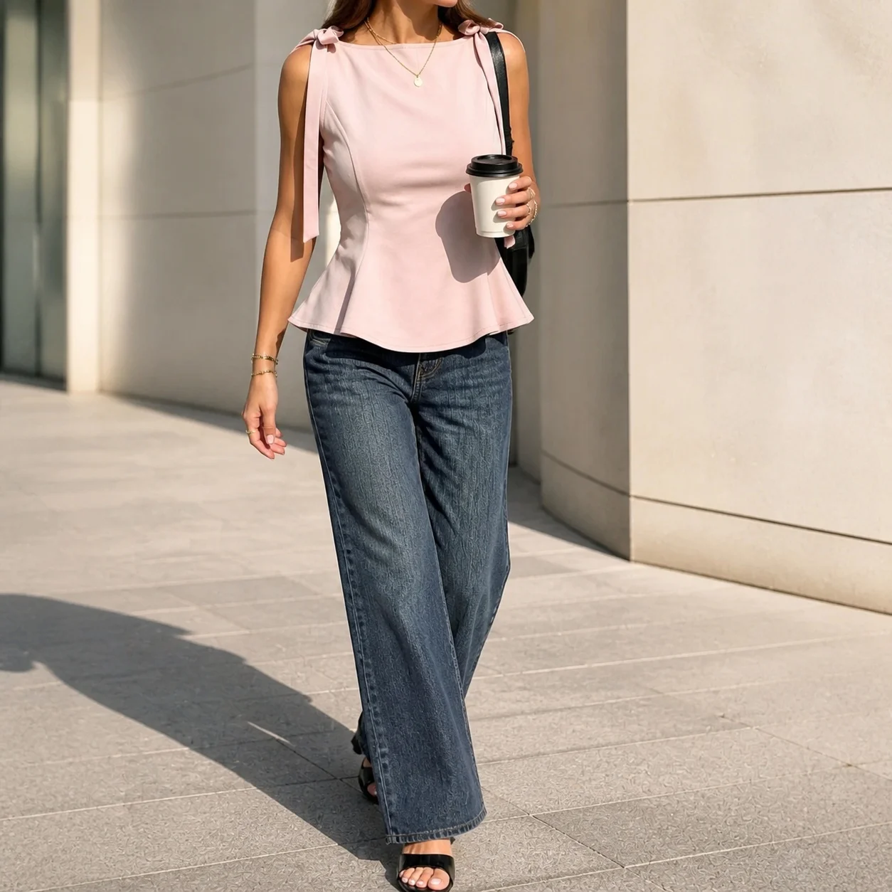 Fitted Sleeveless Top Slim Fit Elegant Commuter with Tank Top Casual Date Summer Square Neck Daily Wear Woven Women Tanks