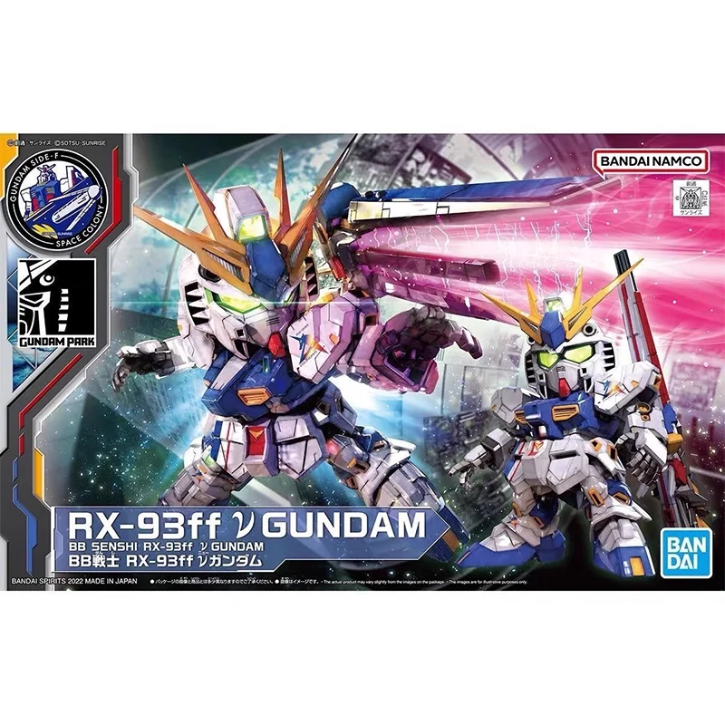 Spot Direct Delivery Bandai Original Anime GUNDAM Model SD RX-93ff VGUNDAM BB SENSHI Action Figure PB Toys For Children Gift