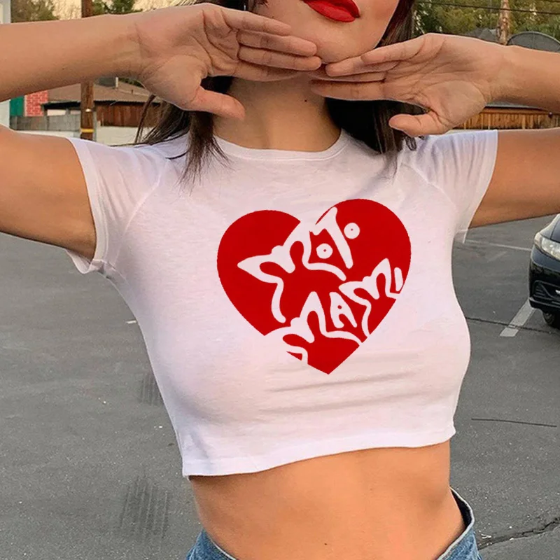 Rosalia Motomami camiseta chica kawaii Pastel 80s hip hop Y2k camiseta de moda streetwear 80s kawaii Grunge psicodélico