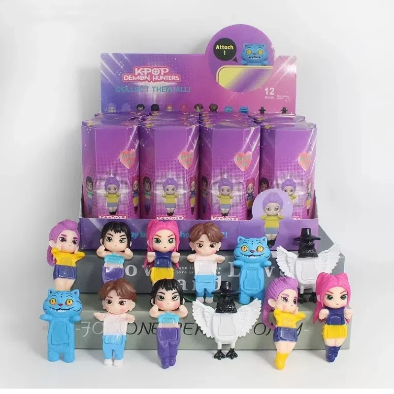 

K-Pop Demon Hunters слепая коробка Devil Saja Collect аниме фигурка детская вечеринка косплей игровой мультфильм охотаник декоративный рождественский подарок