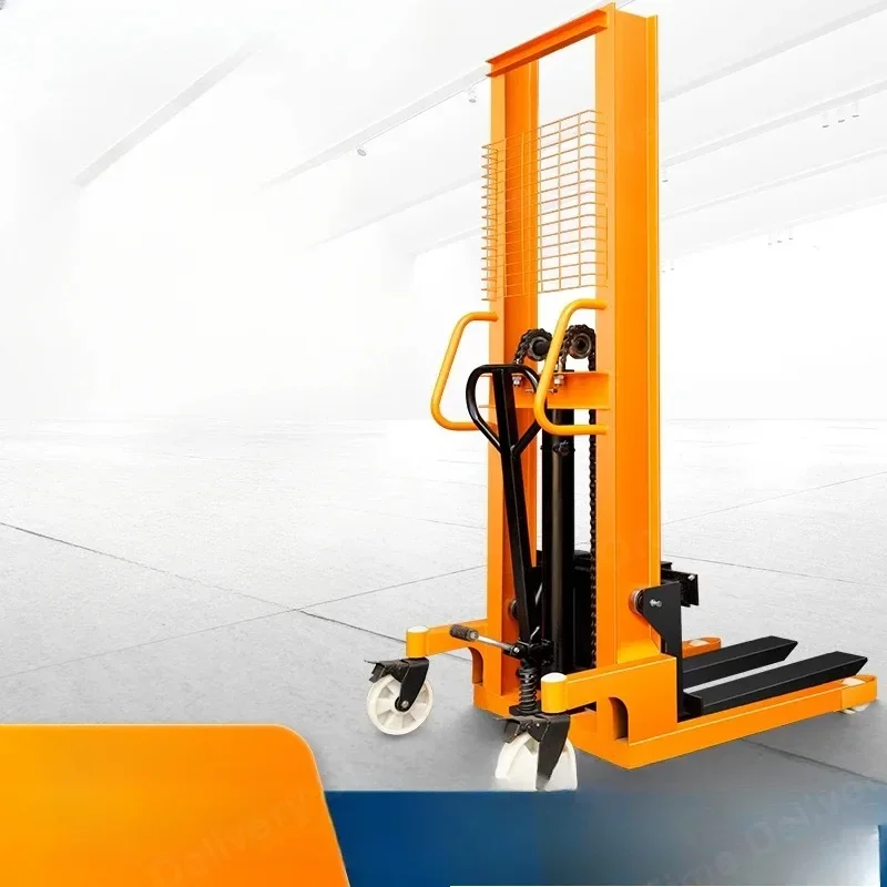 Manual forklift hydraulic pallet truck stacker lift forklift 1 ton 2 ton stacker electric lift