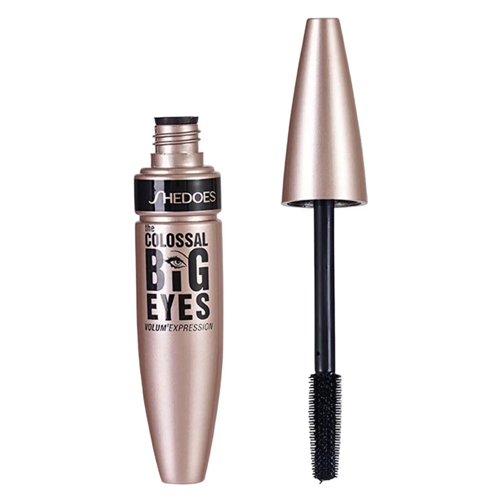 Volumizing Mascara Quick Drying Lengthening Fine Silicone Soft Brush Head Cosmetic No Smudging High Color Rendering Lash Mascara
