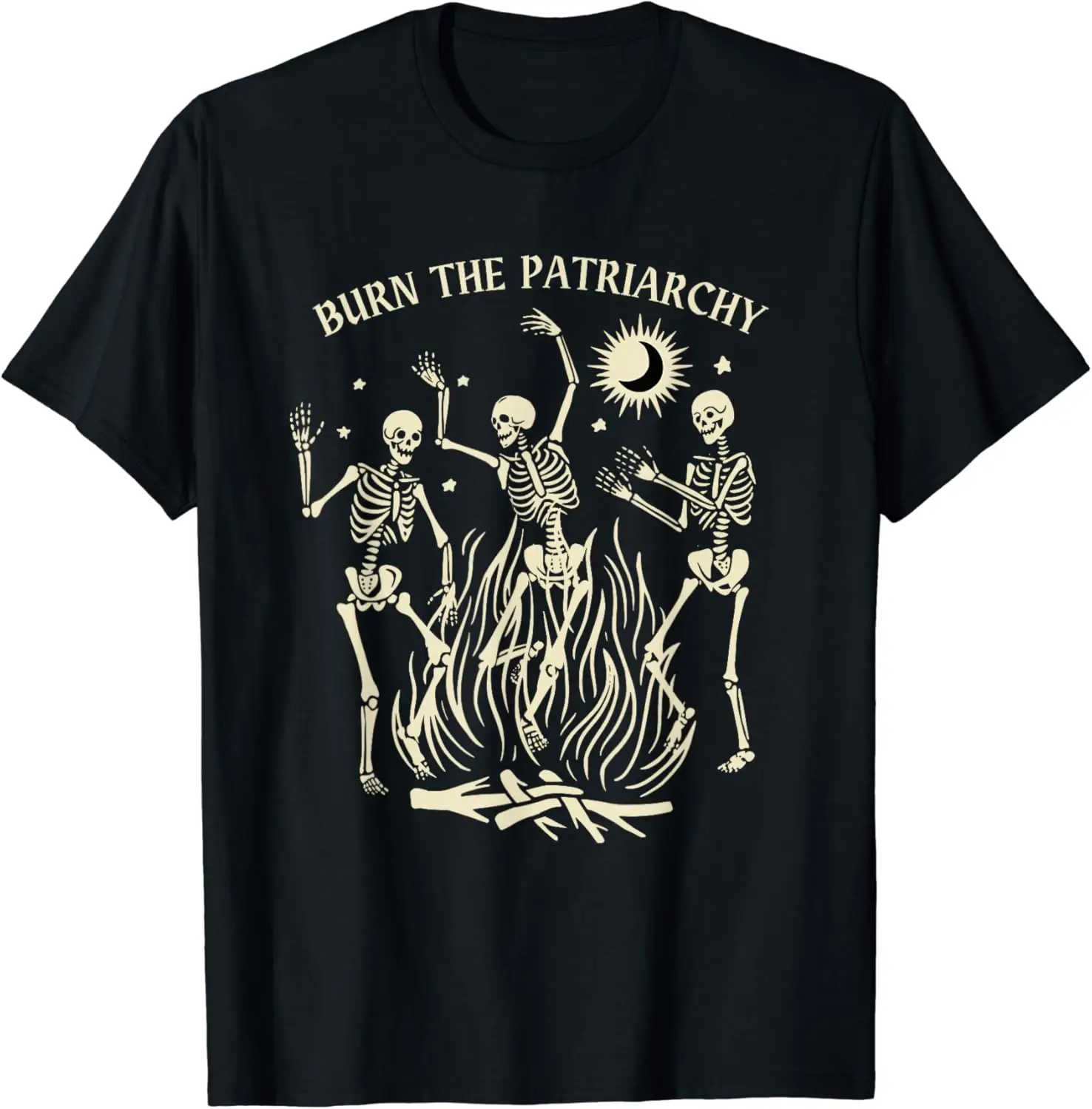 Burn The Patriarchy, Funny Feminist Halloween T-Shirt