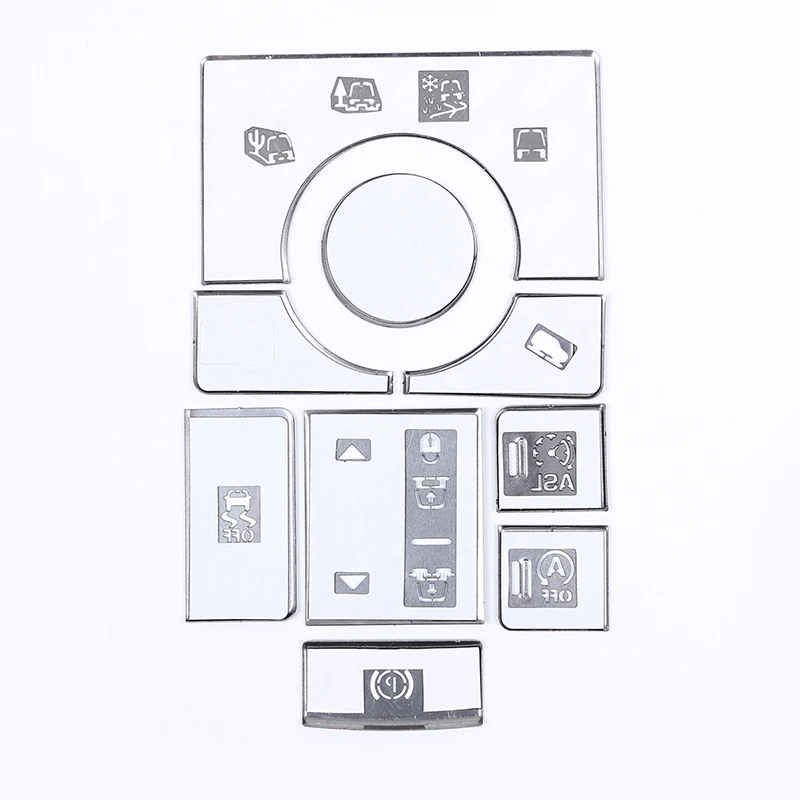 لاند روفر رينج روفر سبورت RR سبورت L494 2014 2015 2016 2017 سبيكة سيارة مركز وحدة التحكم وضع زر غطاء الكسوة الترتر #6