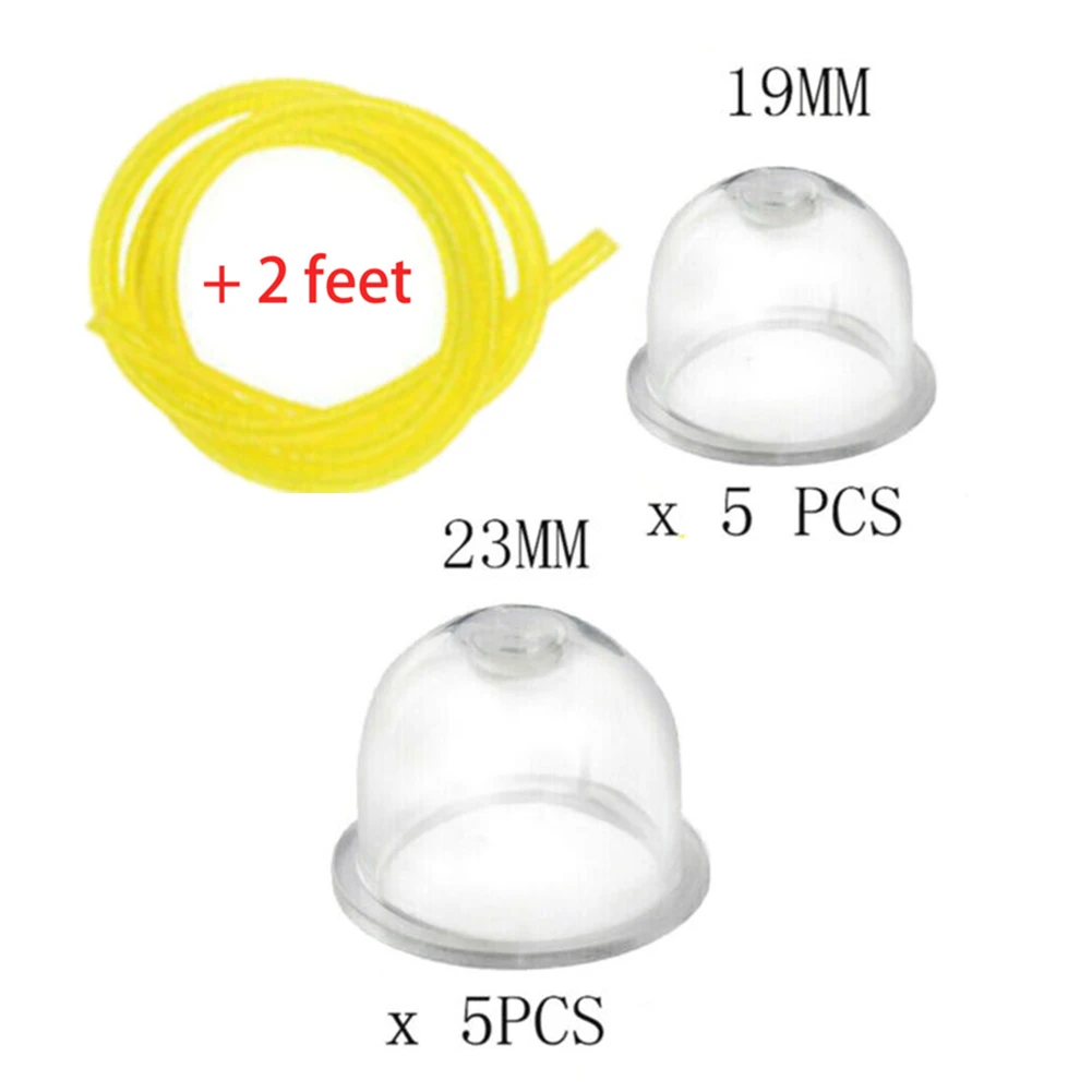 12 Uds repuestos de carburador tapa de bombilla de imprimación de carburador pequeña bomba de combustible para Homelite para Stihl para motosierras accesorios recortadores