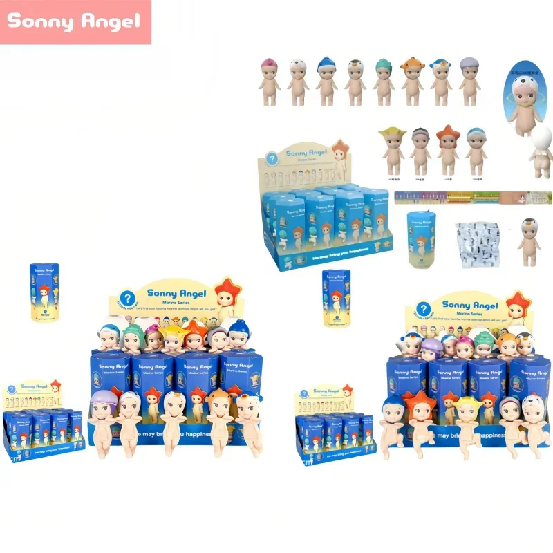 Sonny Angel Blind Boxes Hipper Marine Series Collection Anime Figure Ornament Dolls Fan Kid Birthday Gift Motherland Edition Toy