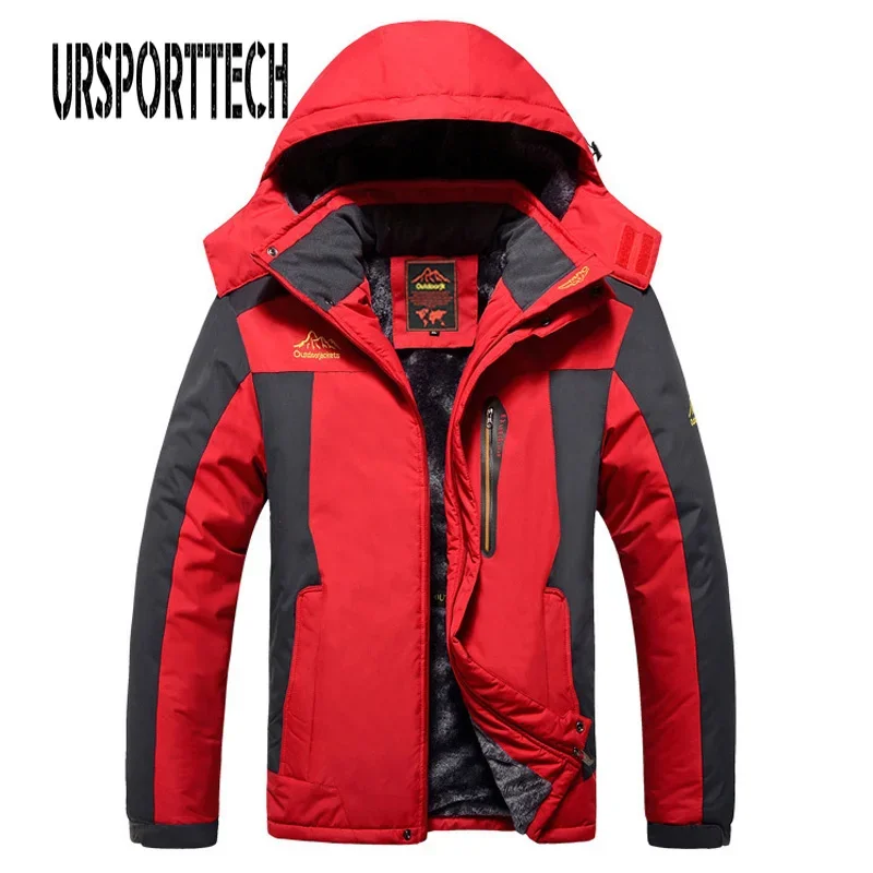 Fleece Military Winter Jacket Men Windproof Waterproof Outwear Parka Mens Windbreaker Warm Raincoat Coat Oversize 9XL Overcoat