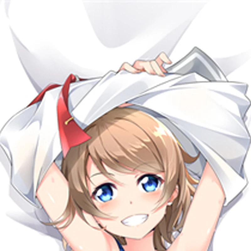 Anime Dakimakura Pillow Case Watanabe You Sexy and Busty Beautiful Girl Double-Sided Halloween