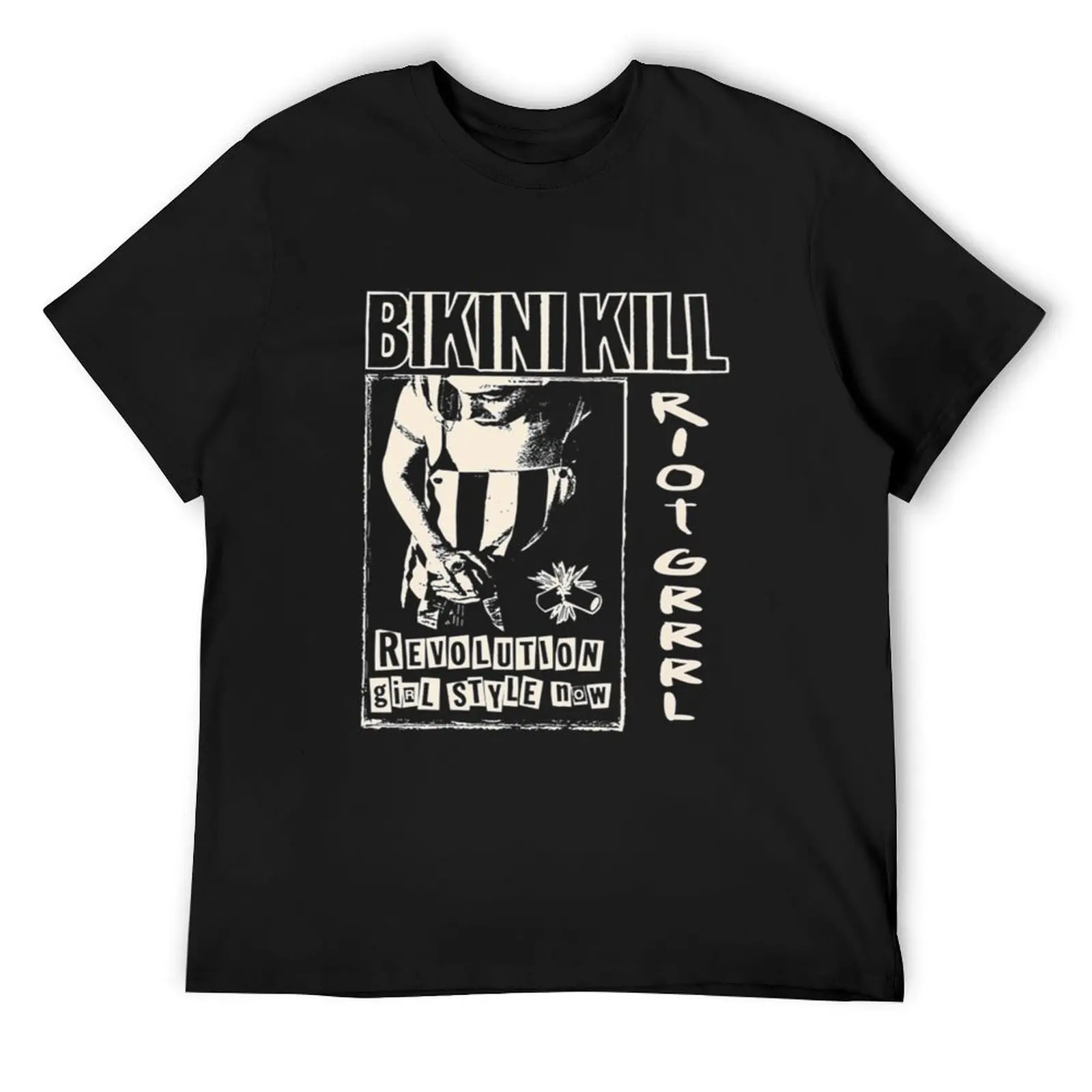 

Bikini Kill _ Music Obsessive Sometimes I Need To be Alone & Listen to Bikini T-Shirt oversized t shirt mens clothing