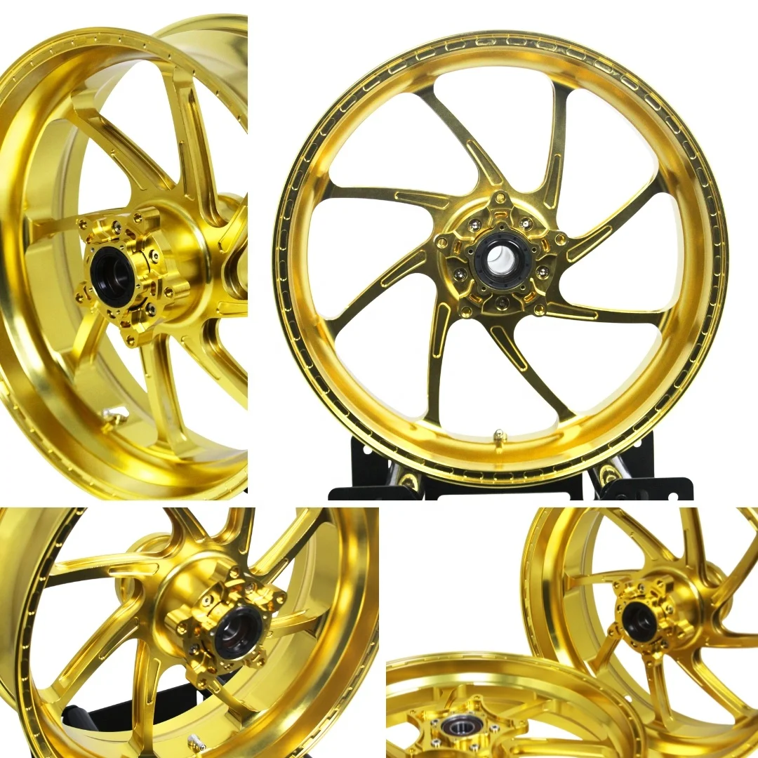 

Профессиональный комплект колесных дисков OEM Gold Forged из кованого сплава для мотоциклов Yamaha YZF Series YZF-R3