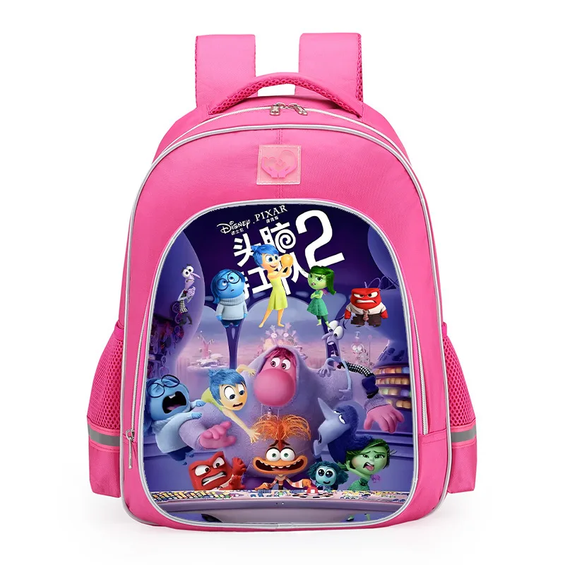 Fashion New Inside Out Print Joys Pink School Shoulders Bags Backpack High Capacity Children Book Storage Bag Kids Birthday Gift