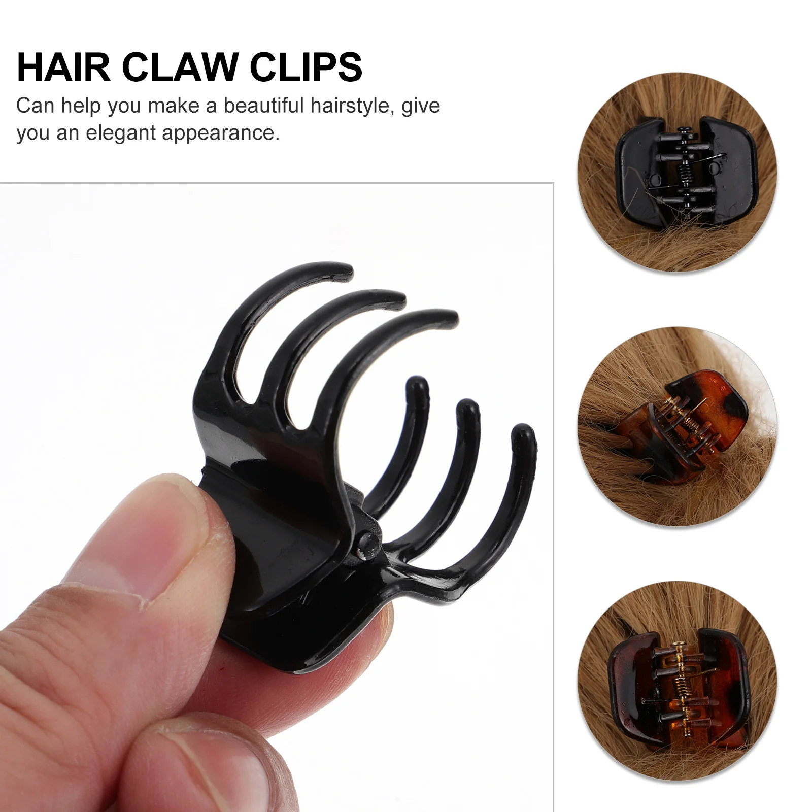 

20 шт., маленькая акриловая заколка для волос, элегантная заколка для волос для вечеринок, свадьбы, повседневного использования, шикарная заколка для волос, шикарная акриловая заколка для волос