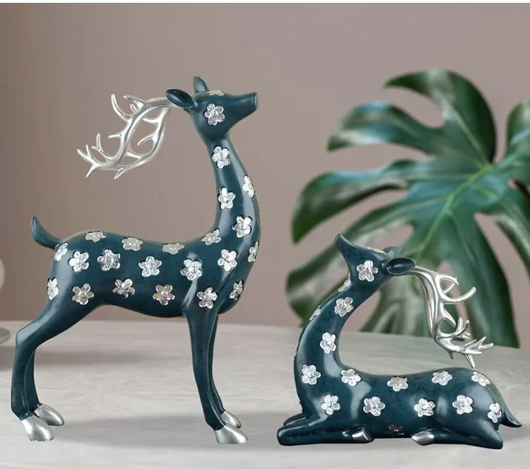 

Creative wealth scenic spots spotted deer statues handicrafts home furnishings living rooms TV cabinets decoration housewarming