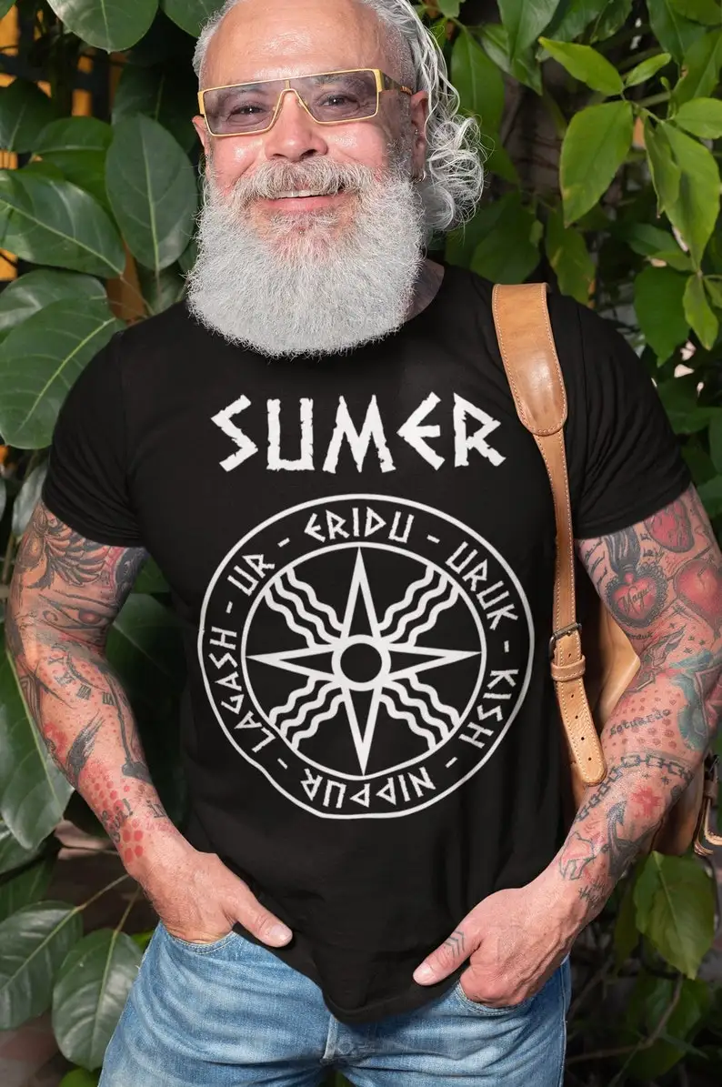 Sumer Ancient Mesopotamian Cities Sumerian God Utu Symbol T-Shirt