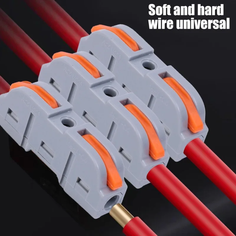 50/5x Quick Connection Terminals for Hard and Soft Wire Connections  Fast Linking Insulated Terminals for Multi-Circuit Wiring