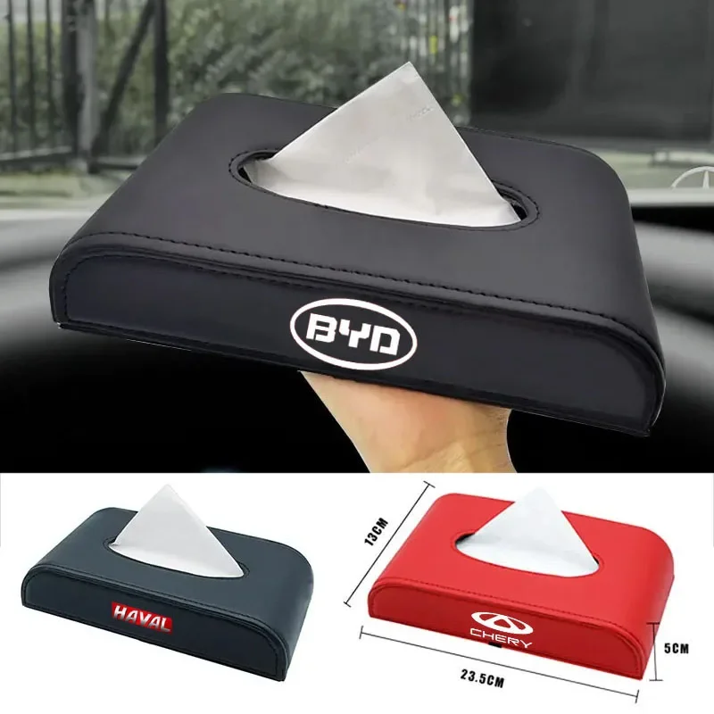 

Car interior Leather Tissue Box Multifunctional storage box For Morris Garages GT GS Hector HS MG3 MG5 MG6 MG7 ZS EZS MG ZS