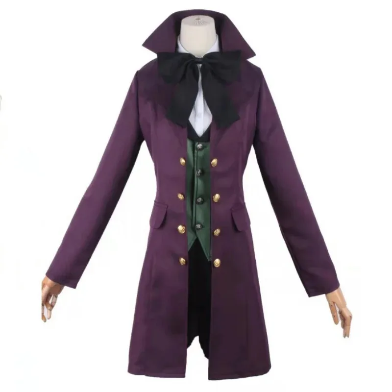 Anime Alois Trancy Cosplay Costume Wig Formula Clothes Halloween Adult Man Woman Suit Coat Pants Shirt Tie Vesta;6'x,9;y' view 4