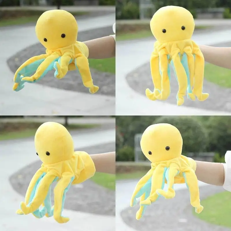 95AE Plush Puppet Hand Puppet Story Story تروي الدعائم ما قبل الروضة النشاط