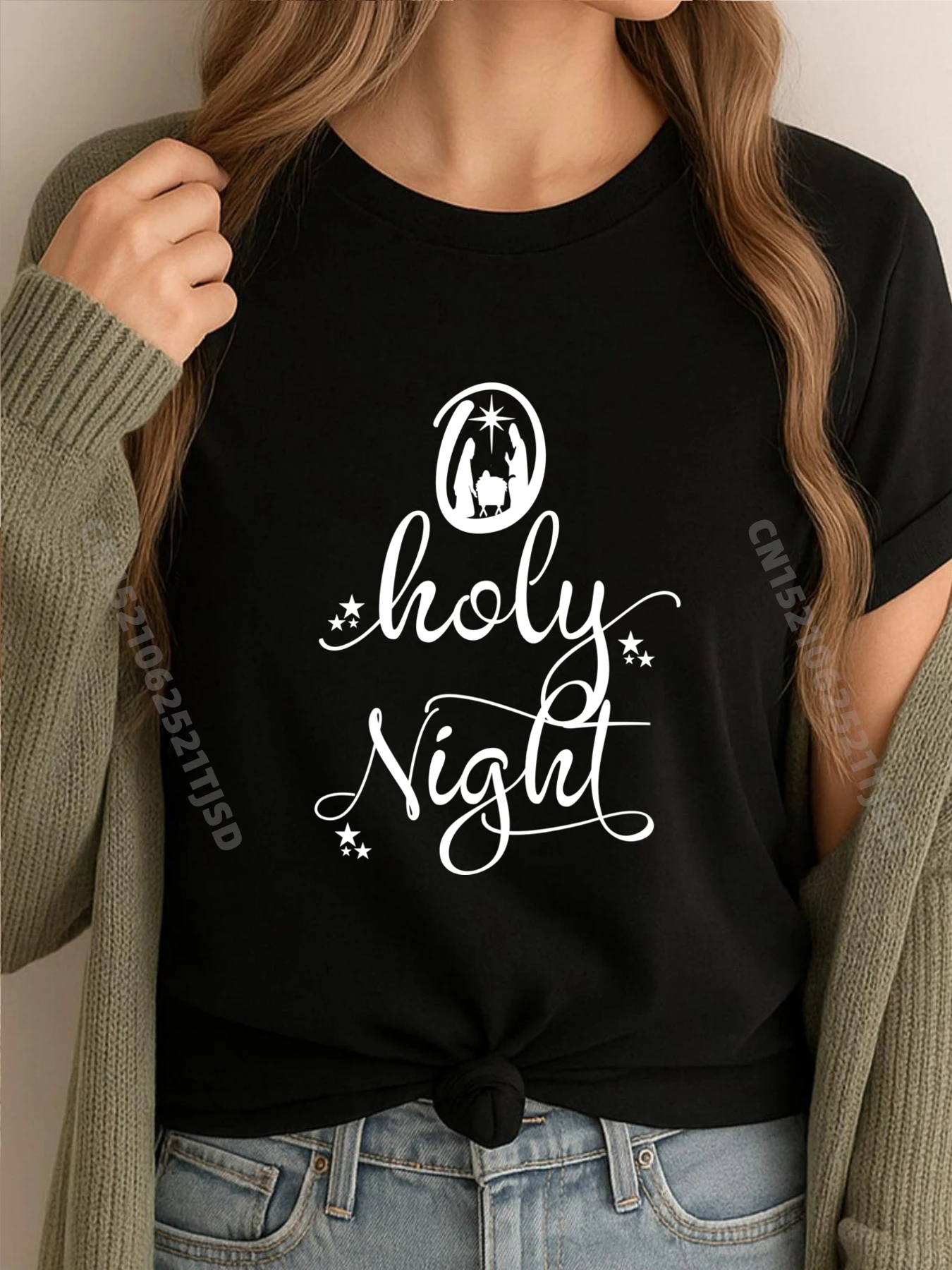 

Christian Christmas Jesus Nativity Scene Holy Night Men's T-Shirts Men's Clothing Deals