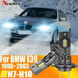2pcs High Power H7 Led Headlight Canbus No Error H18 Car Bulb 6000K White Light Moto Diode Lamp 12v 55w For BMW E39 3 1996~2003