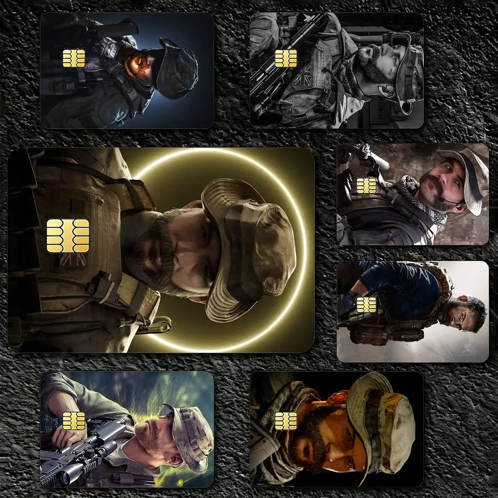 Captain J-John P-Price Decorative Waterproof Film Skin Cover Credit Card Stickers Debit Front Bank Bus Pass